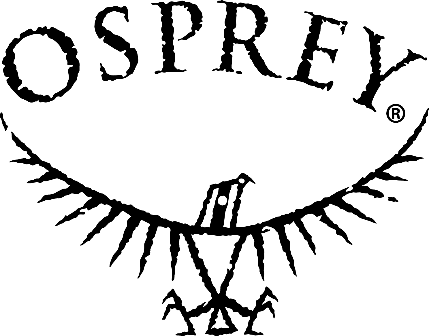 OSPREY Black Logo Transparent
